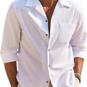 Men’s Casual Cotton Blend Shirt |